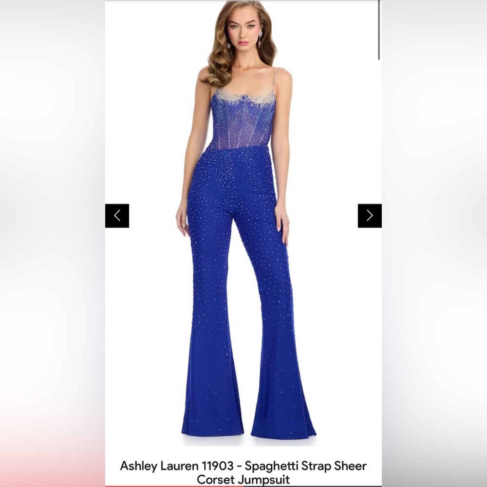 Elegant Blue Jumpsuit